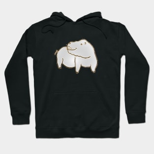 Hippopotamus Caricature Hoodie